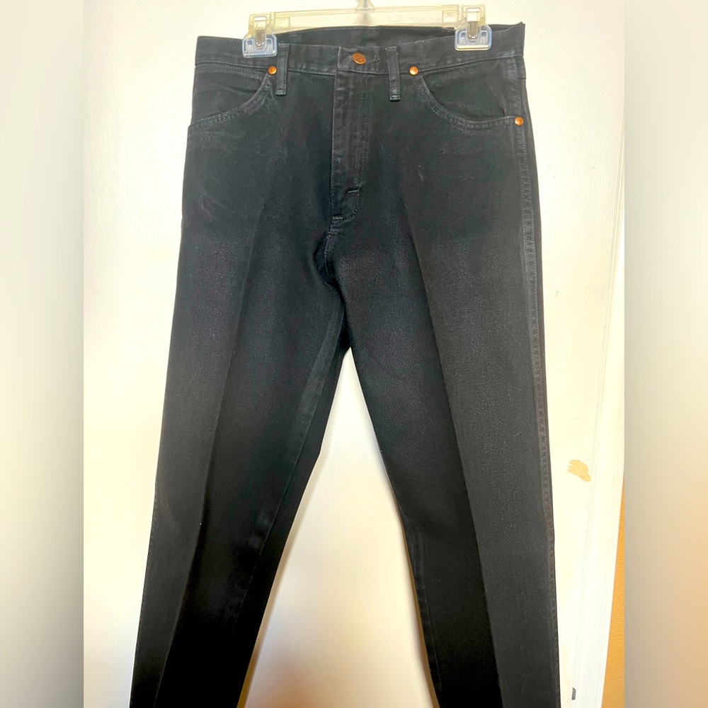 Wrangler Men's Slim Straight Jeans - Black